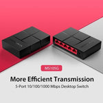 Switch Mercusys 5 Puertos RJ45 1/100/1000mps MS105G