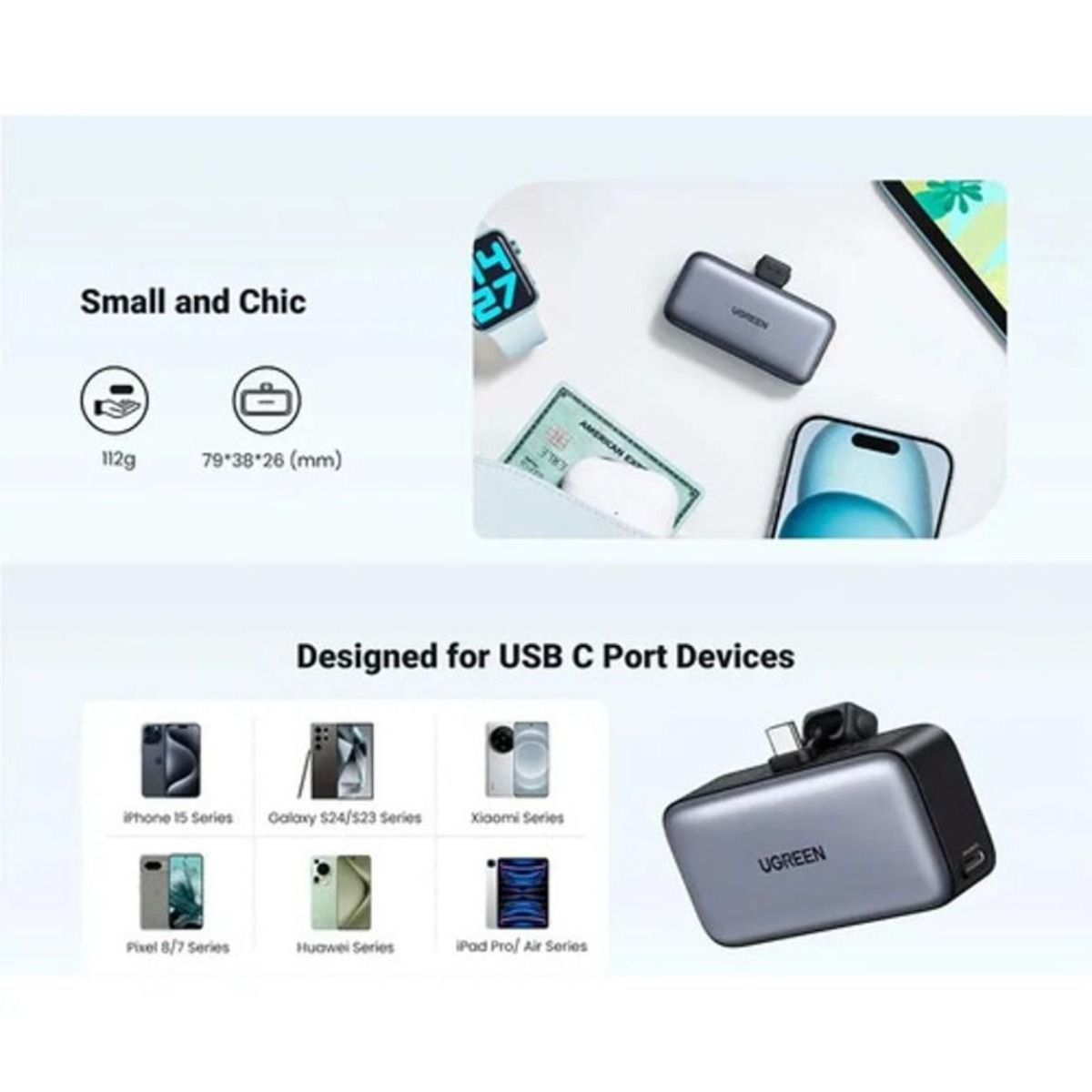 Power Bank UGREEN 5000mAh 22.5W PB503 35338