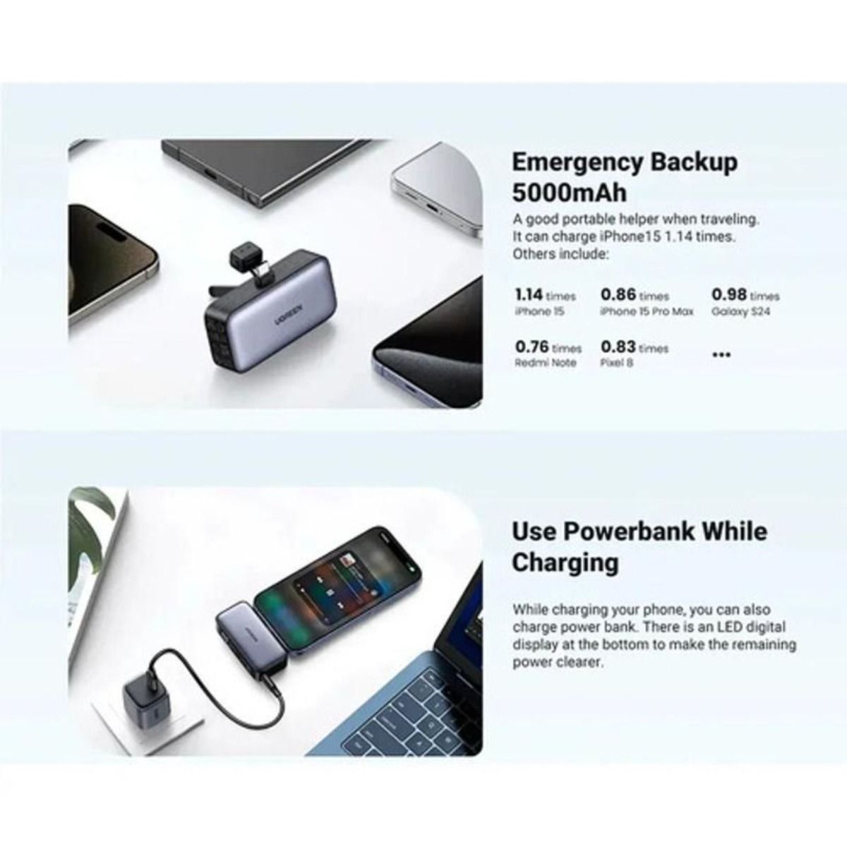 Power Bank UGREEN 5000mAh 22.5W PB503 35338