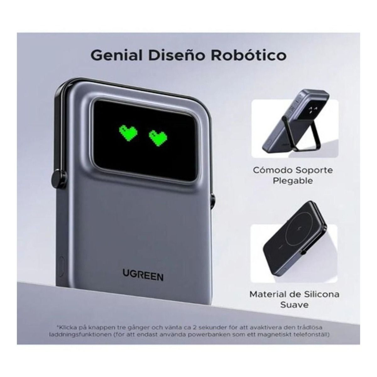 Power Bank UGREEN PB571 5000mAh Magnético 20W