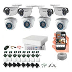 Kit Hikvision DVR 8ch + 8 Cámaras 1080p + Cable