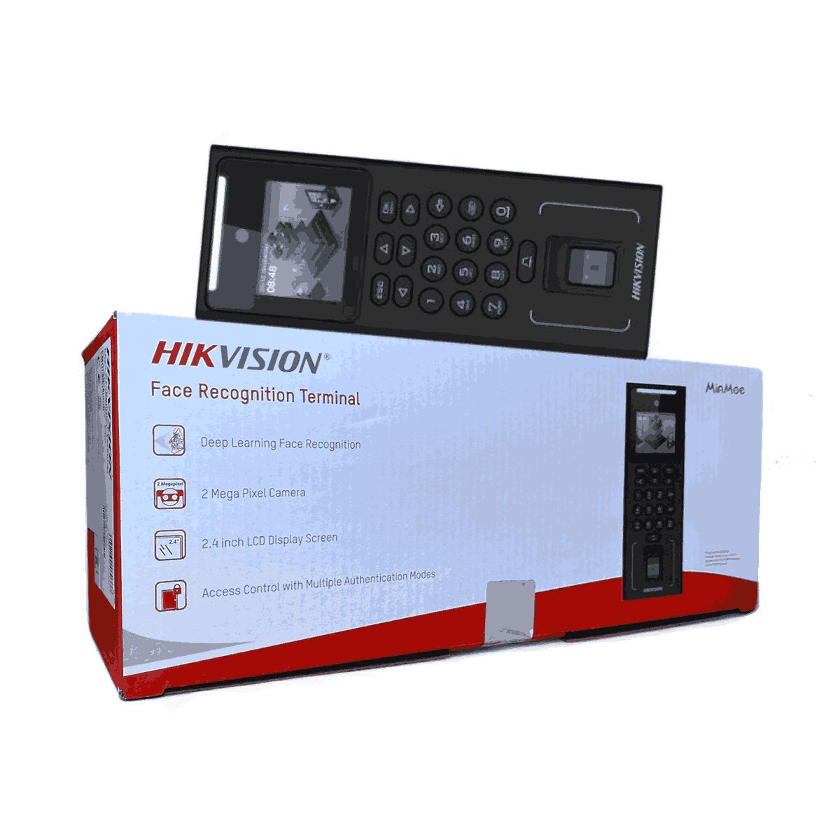 Terminal De Control De Acceso Hikvision DS-K1T321MFWX-B Facial Y Huella
