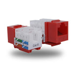 3bumen Jack Rojo Cat 6 Paquet - GRUPO CONTROL - JACKCAT6R_01284 - ADAPTADORES