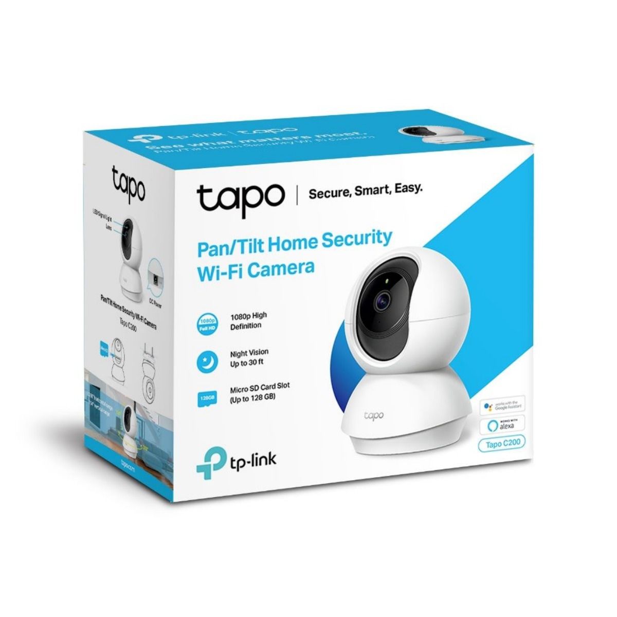 Combo Cámaras de Seguridad Tp Link Tapo c200 2 Unidades