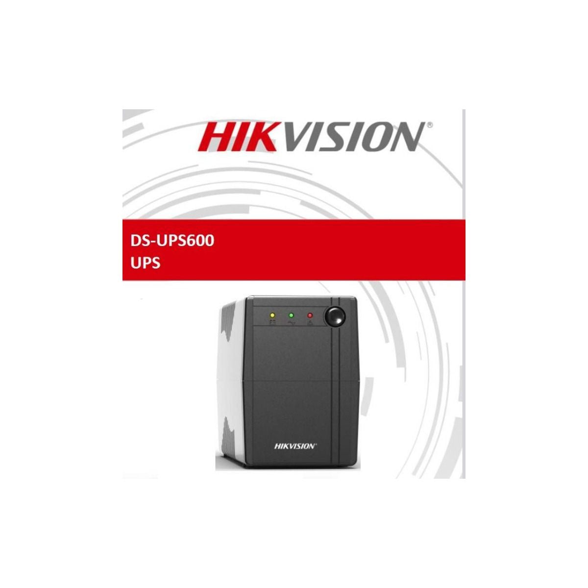 Ups Hikvision DS-UPS600-X 6 Tomas 600VA 360W 120VCA