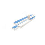 Canaleta Plástica Adhesiva Azul 25x15mm Organización Cable