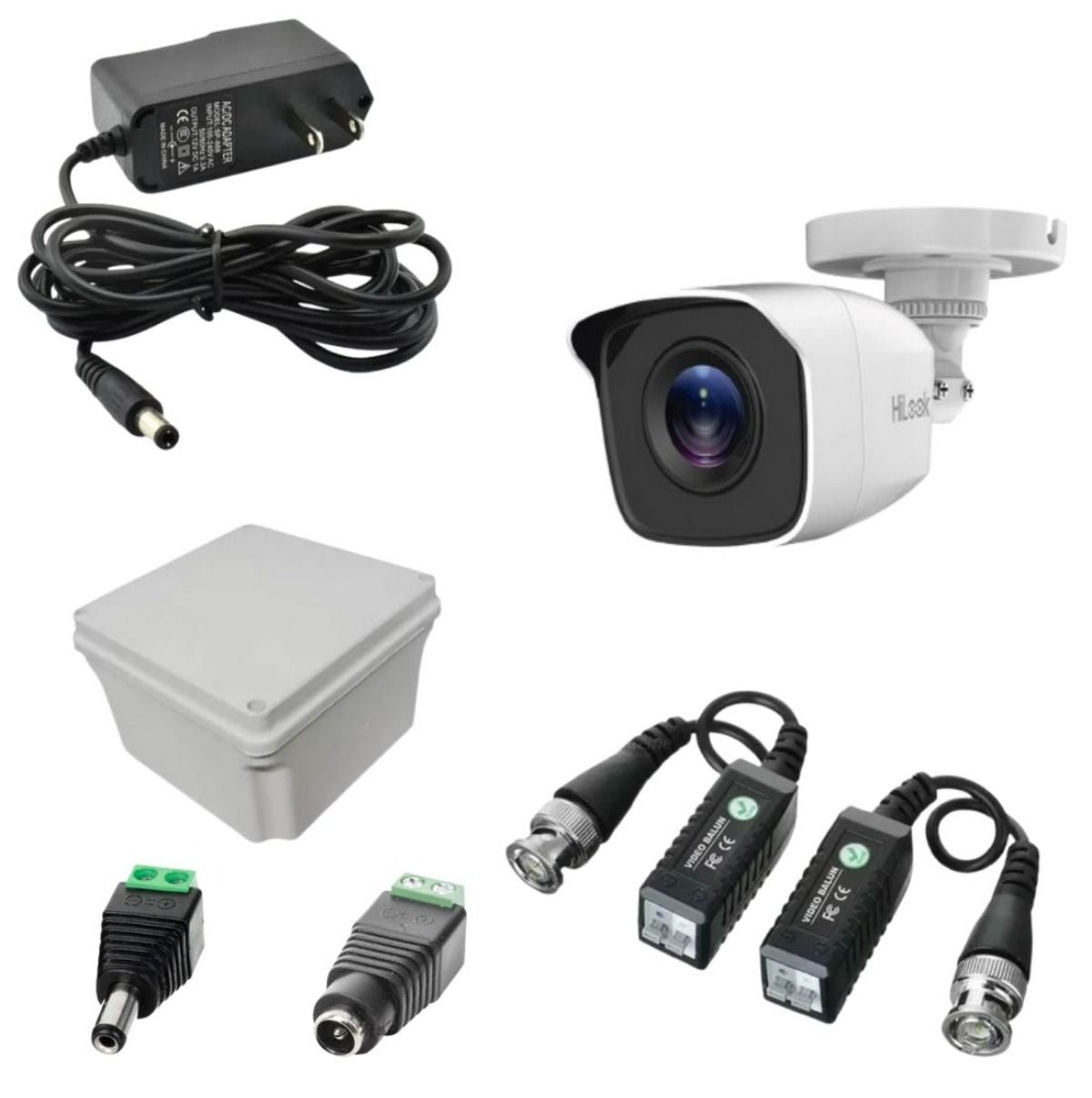 Kit de Seguridad Hilook Cámara THC-B120-PC(2.8MM)+Accesorios