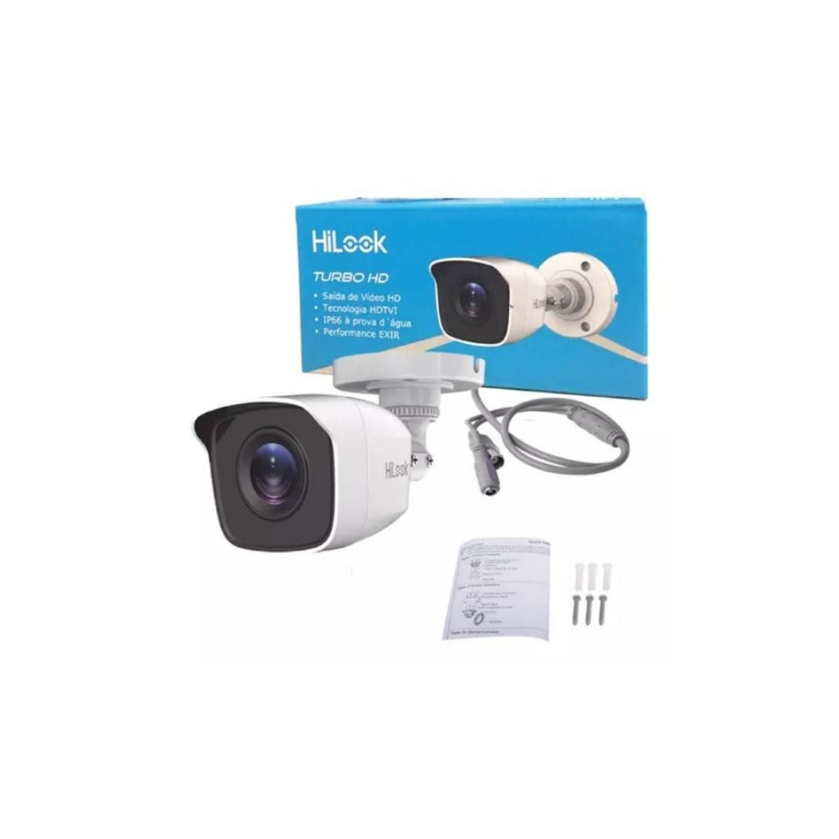 Kit de Seguridad Hilook Cámara THC-B120-PC(2.8MM)+Accesorios