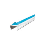 Canaleta plástica 20×12 mm con adhesivo (azul)