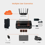 SWITCH TENDA GIGABIT 5 PUERTOS PLASTICO