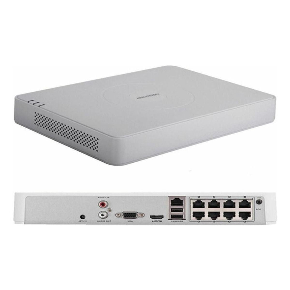 Nvr Hikvision IP 8 Canales Poe 7108NI-Q1/8P