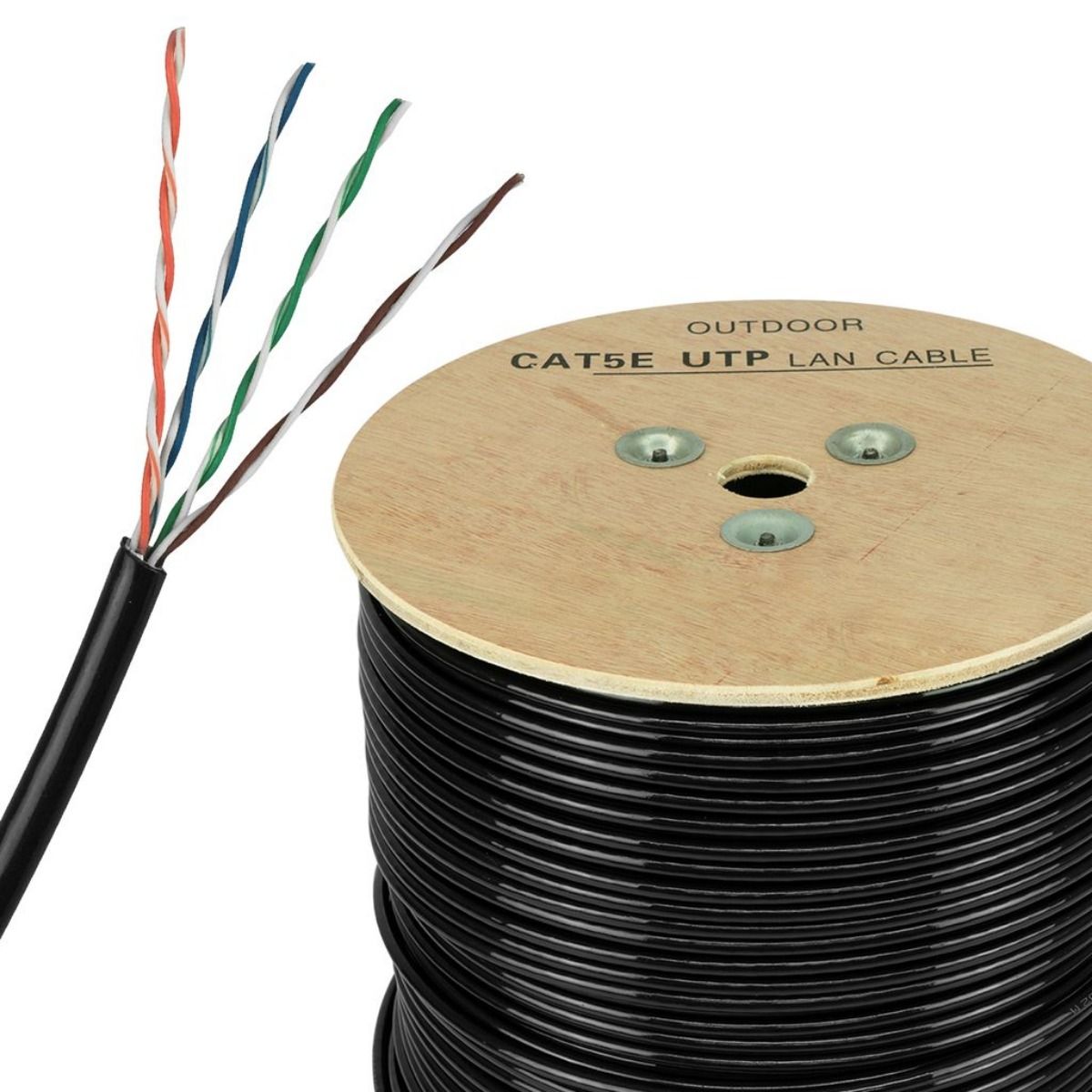 Cable de red UTP 100m Cat5 Neotek para Exterior