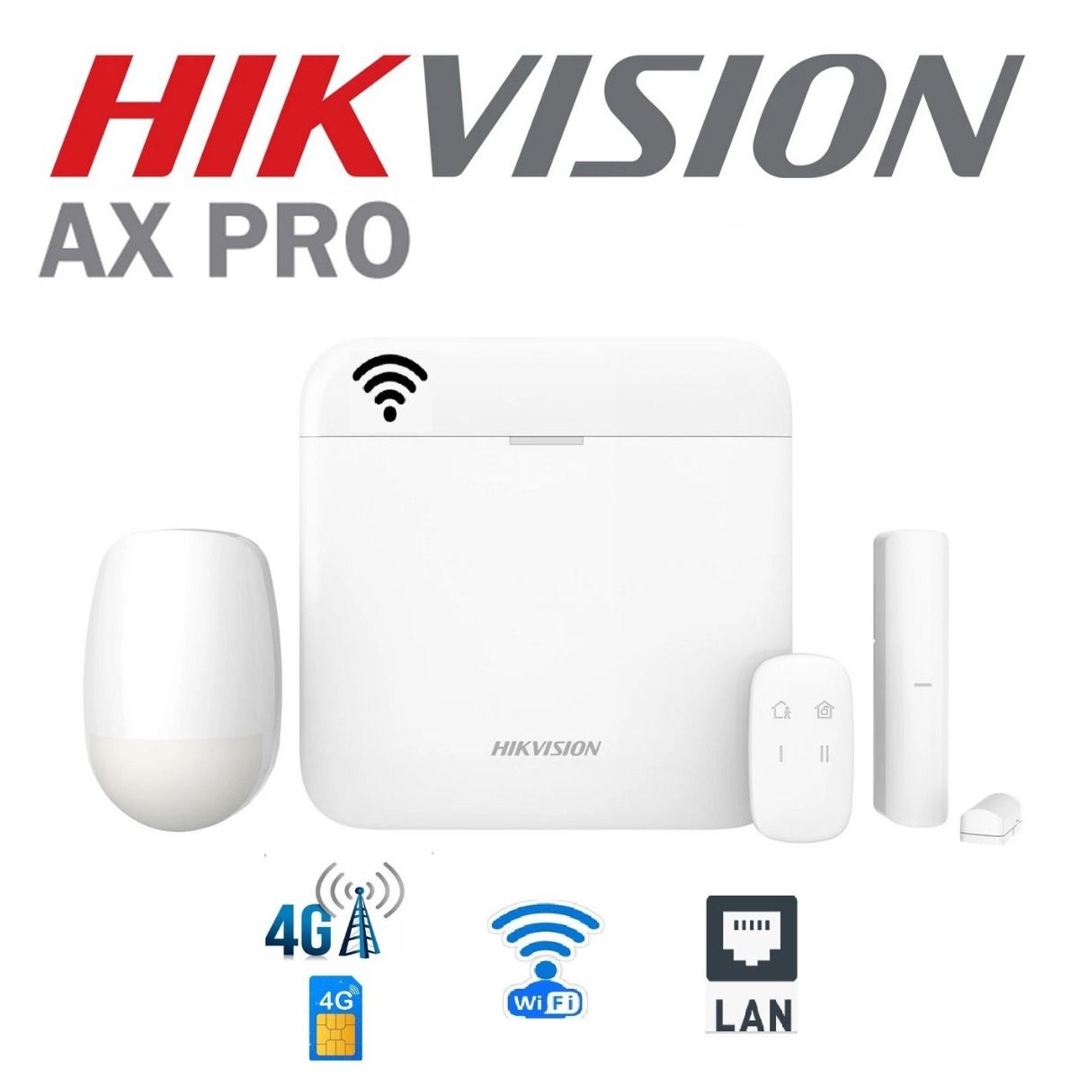 Sistema de alarma inalambrico HIKVISION DS-PWA48-KIT-WB