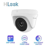Cámara De Seguridad Turret Hikvision 5MP THC-T150-P(2.8mm) Exir 20m