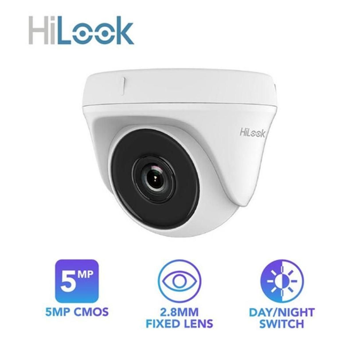 Cámara De Seguridad Turret Hikvision 5MP THC-T150-P(2.8mm) Exir 20m