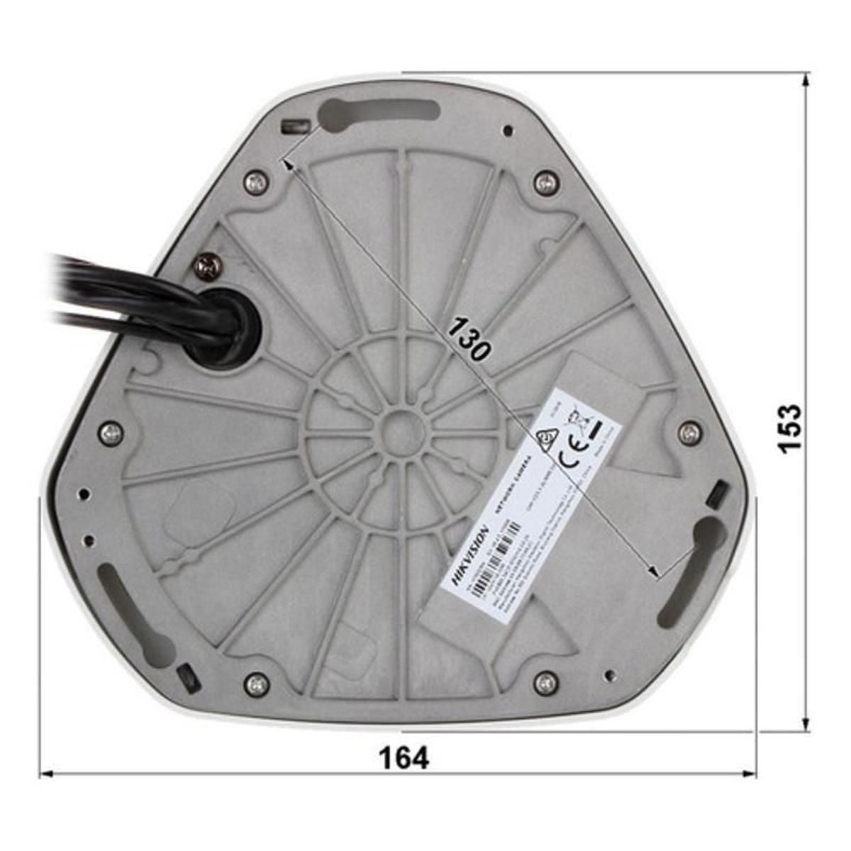Cámara IP Fisheye Hikvision 6MP 3K IR 15m DS-2CD6365G0EIVS(1.27mm)