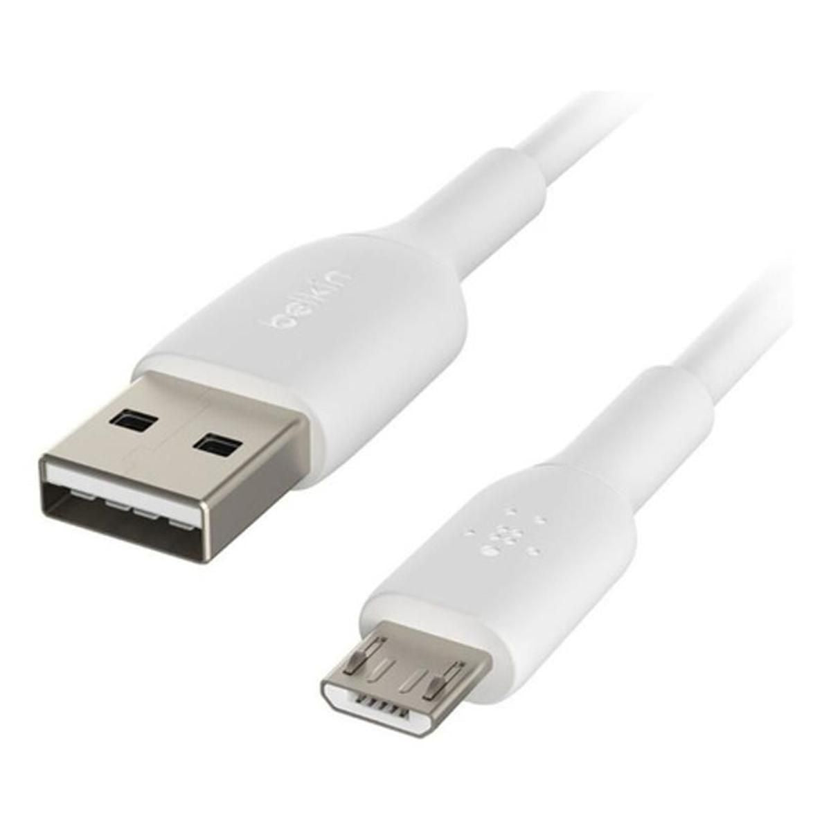 Cable USB a Micro USB Blanco