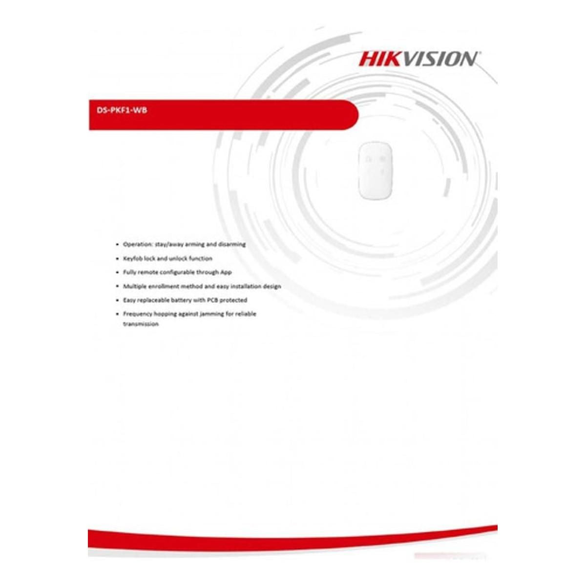 Control Remoto Hikvision Wifi Para Alarma Ax Pro
