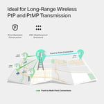 Antena Tp Link 5ghz Ac 867mbps 23dbi Exterior CPE710