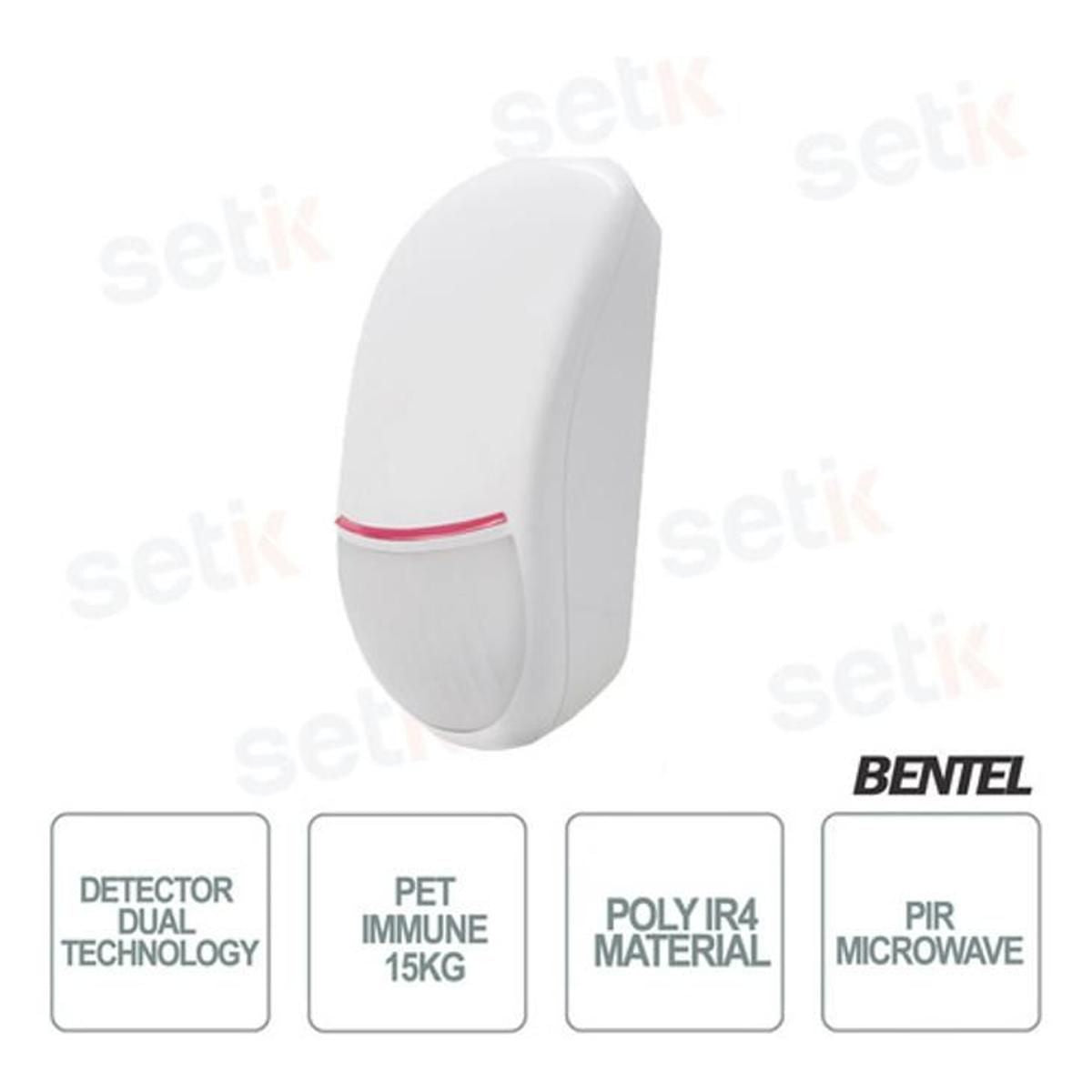 Detector Dual Pir+mw Cableado