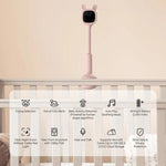 Monitor Vigila Bebe Ezviz Bm1 WIFI 2MP 4mm Color Rosado