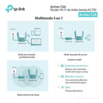 Router Tp Link WiFi Doble Banda Archer C24
