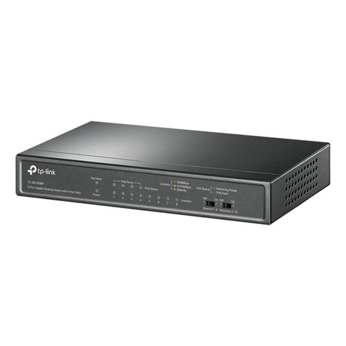 Switch Tp-link 8 Puertos Gigabit Poe Tl-sg1008p