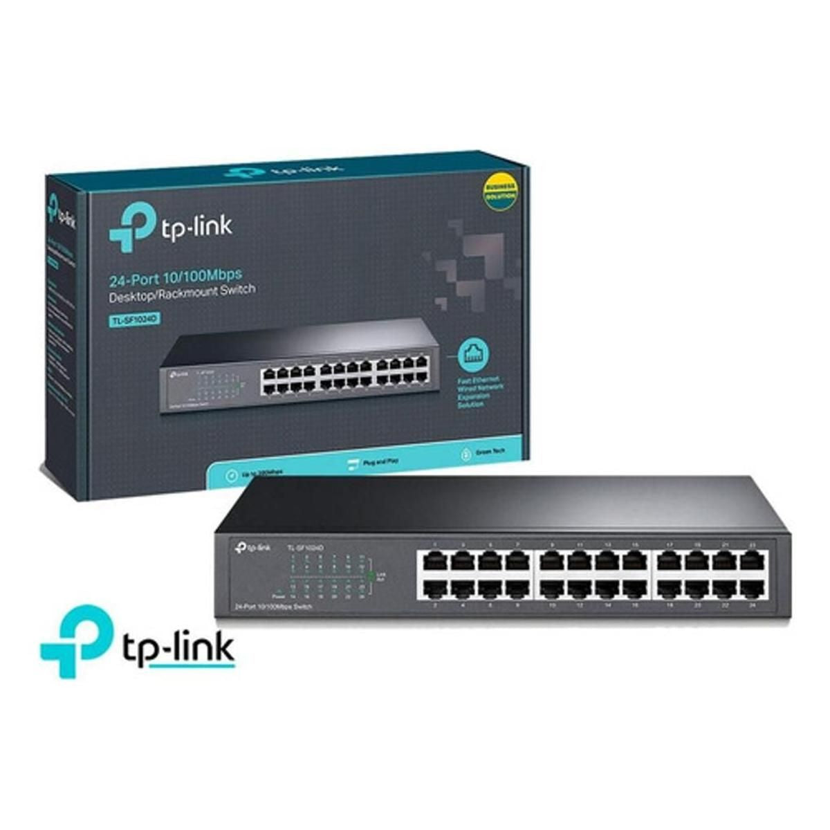 Switch Tp Link 24 Puertos 100mps
