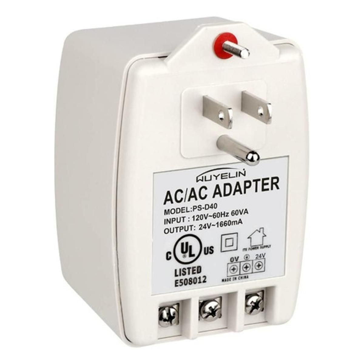 Transformador de 16v 40vac para Panel de Alarma