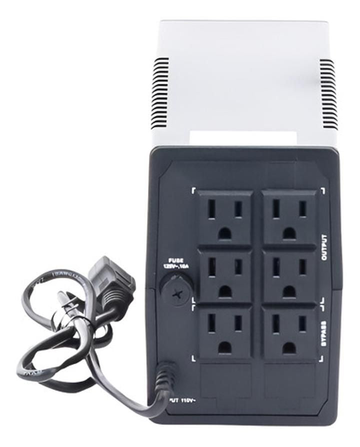 Ups Hikvision DS-UPS600-X 6 Tomas 600VA 360W 120VCA