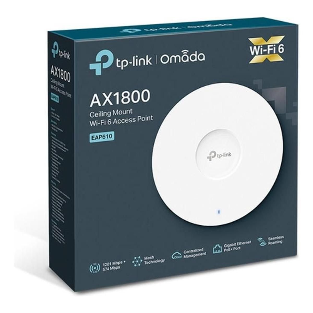 Access Point De Techo Gigabit Wifi 6 Ax1800 Tp - link Eap610 - GRUPO CONTROL - EAP610 - ACCESS POINT
