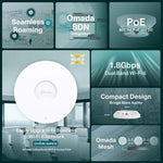 Access Point De Techo Gigabit Wifi 6 Ax1800 Tp - link Eap610 - GRUPO CONTROL - EAP610 - ACCESS POINT
