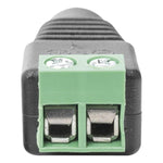 Adaptador Genérico Plug Jack 3.5mm Negro - GRUPO CONTROL - JR53 - ADAPTADORES