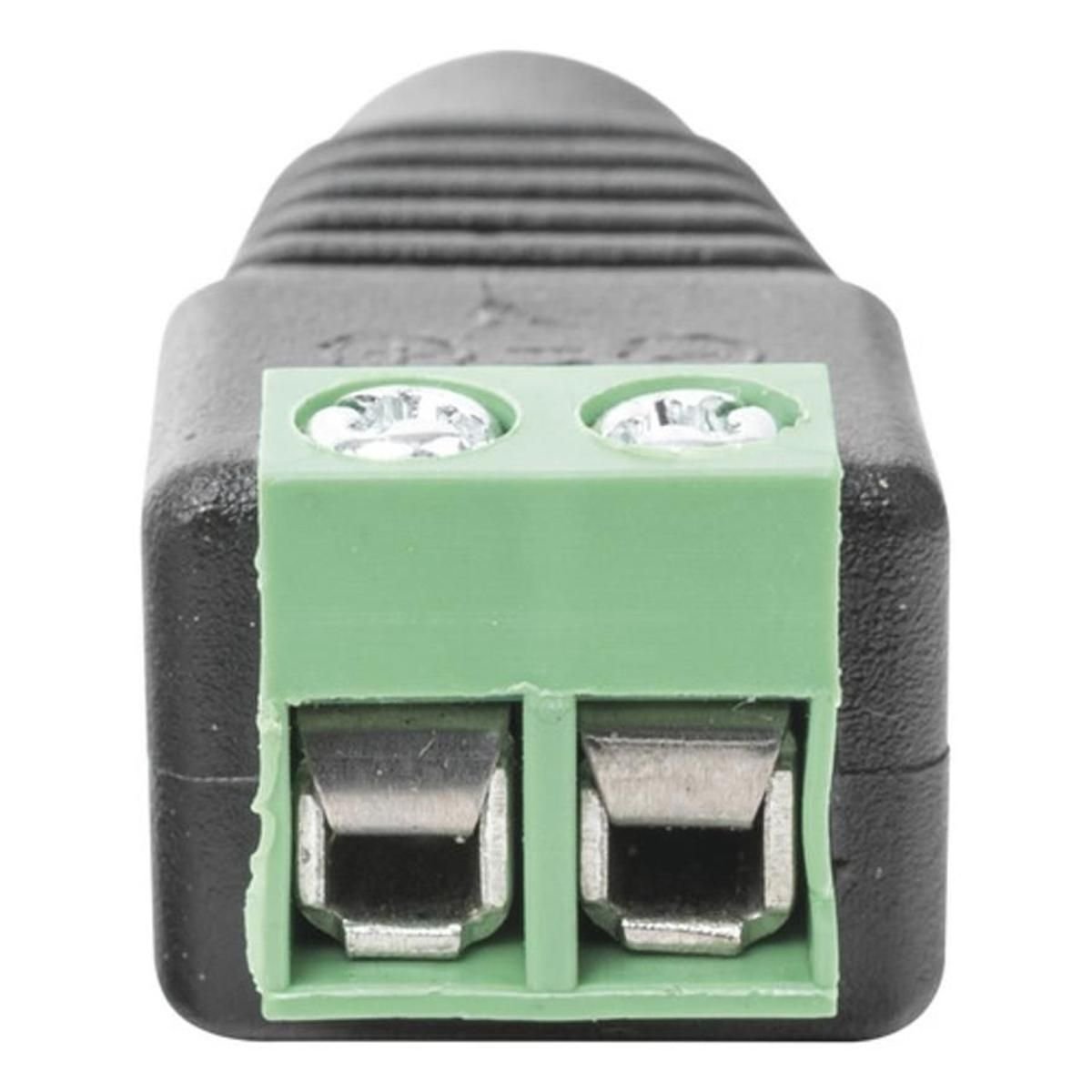 Adaptador Genérico Plug Jack 3.5mm Negro - GRUPO CONTROL - JR53 - ADAPTADORES
