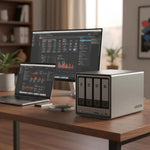 Almacenamiento Wifi Ugreen Nasync Dxp4800 4-bahías Intel N100 8gb Ram 96tb Max - GRUPO CONTROL - DXP4800-PLUS-35260 - DISCO DURO EXTERNO