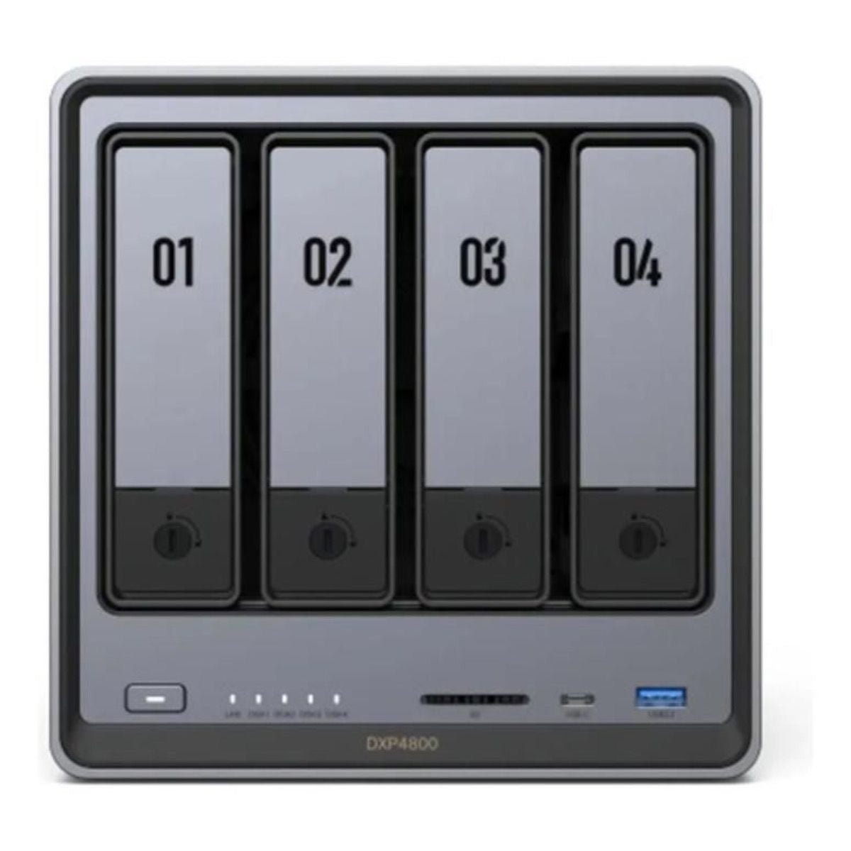 Almacenamiento Wifi Ugreen Nasync Dxp4800 4-bahías Intel N100 8gb Ram 96tb Max - GRUPO CONTROL - DXP4800-PLUS-35260 - DISCO DURO EXTERNO