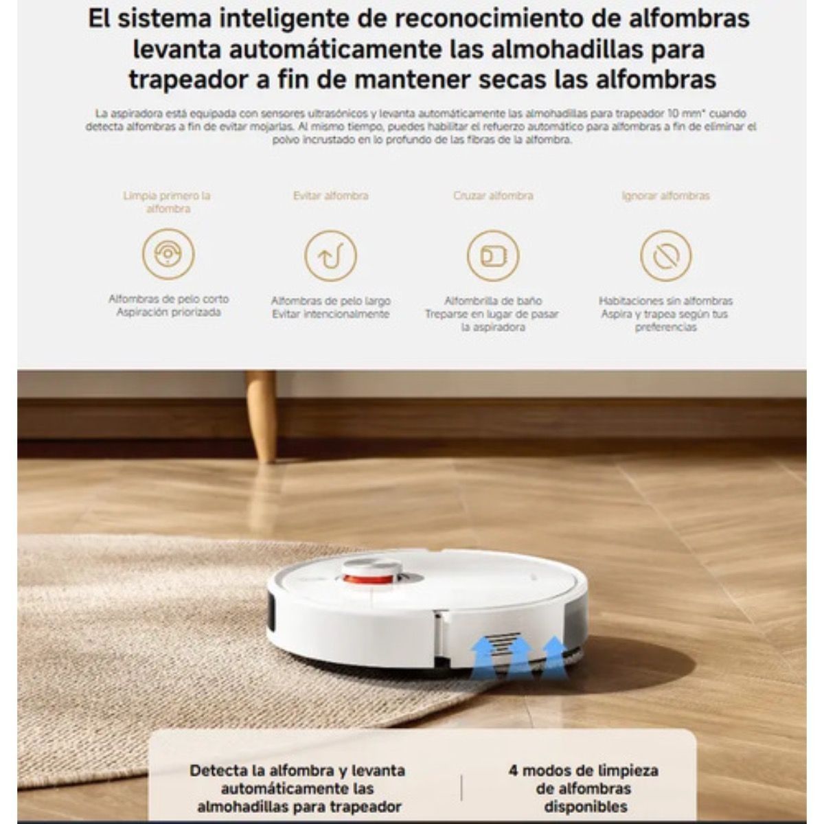 Aspiradora Xiaomi Robot Vacuum S40 Pro 15000 Pa Blanco - GRUPO CONTROL - BHR089OUS-S40 - ASPIRADORA ROBOT