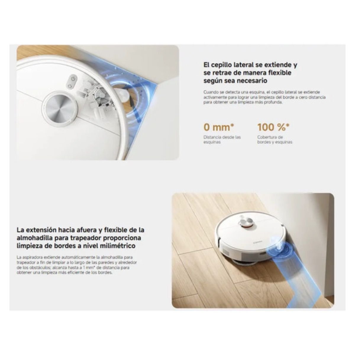 Aspiradora Xiaomi Robot Vacuum S40 Pro 15000 Pa Blanco - GRUPO CONTROL - BHR089OUS-S40 - ASPIRADORA ROBOT
