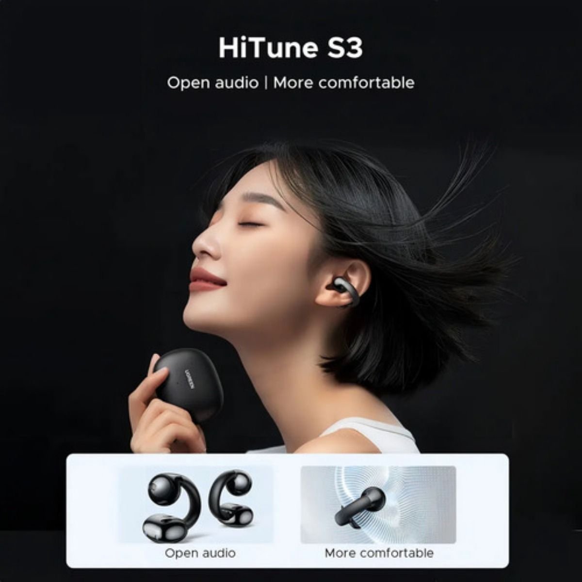 Audífonos Inalámbricos Hitunes3 Ugreen Bluetooth 5.3 Earbuds - GRUPO CONTROL - WS209-45785 - AUDIFONOS