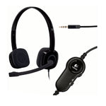 Auriculares Logitech H151 Stereo 3.5mm Micrófono - GRUPO CONTROL - H151 - AUDIFONOS