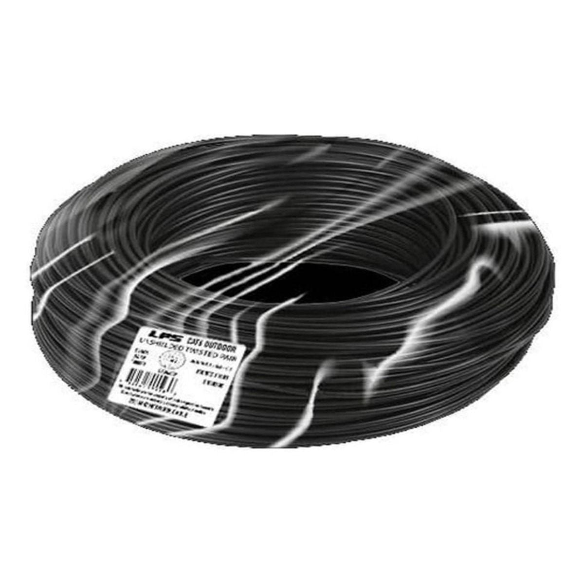 Bobina 100m Cable UTP Lps Cat 5e Aleacion Cca para Exterior - GRUPO CONTROL - UTPCAT5100EXT_LPS - CABLE DE RED