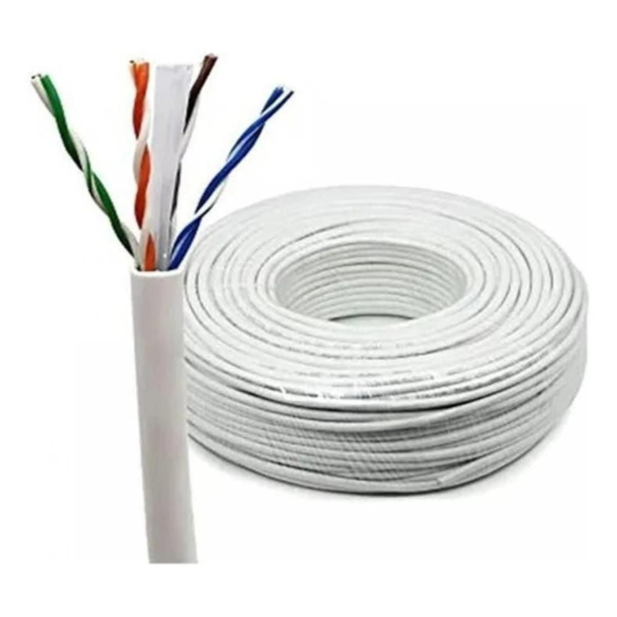 Bobina 100m de Cable UTP Cat 6E LPS 100% Cobre Para Interior - GRUPO CONTROL - UTPCAT6100CU_LPS - CABLE DE RED