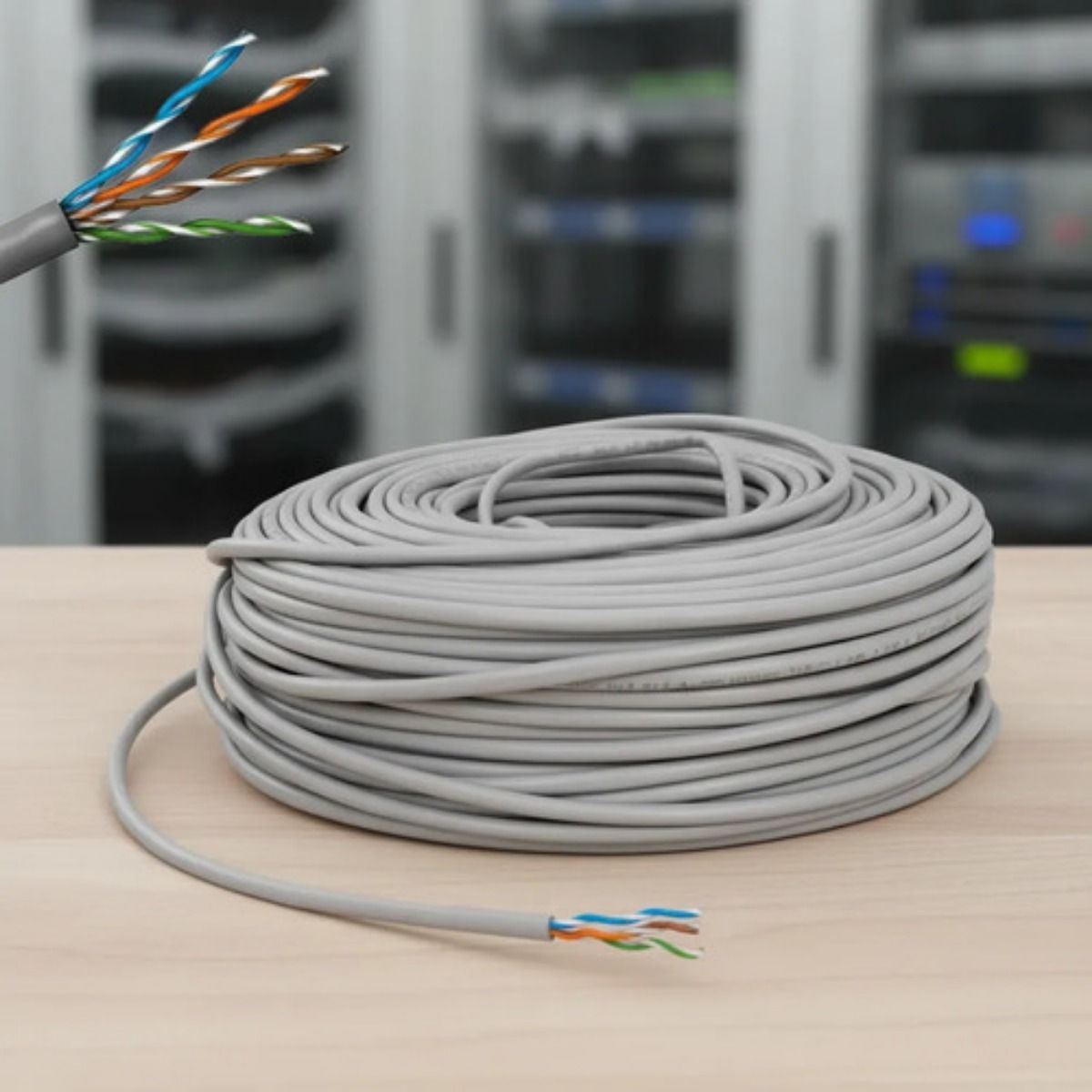 Bobina 305m Cable UTP CAT6E LPS 100% Cobre para Interiores - GRUPO CONTROL - UTPCAT6CU_LPS - CABLE DE RED