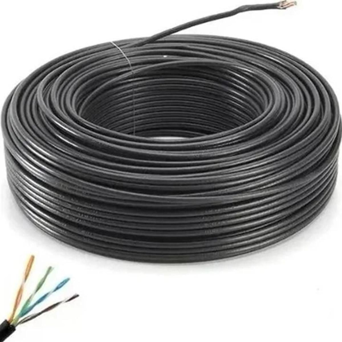 Bobina 305m de Cable UTP CAT5E LPS 100% Cobre para Exterior - GRUPO CONTROL - UTPCAT5EXTCU_LPS - CABLE DE RED