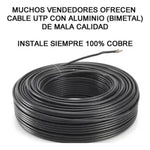 Bobina 305m de Cable UTP CAT5E LPS 100% Cobre para Exterior - GRUPO CONTROL - UTPCAT5EXTCU_LPS - CABLE DE RED