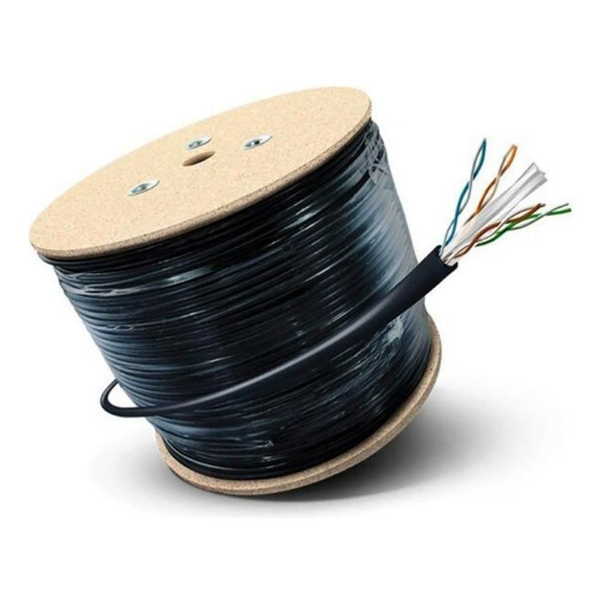 Bobina de Cable UTP LPS Cat 5e para Exterior 305m - GRUPO CONTROL - UTPCAT5EXT_LPS - CABLE DE RED