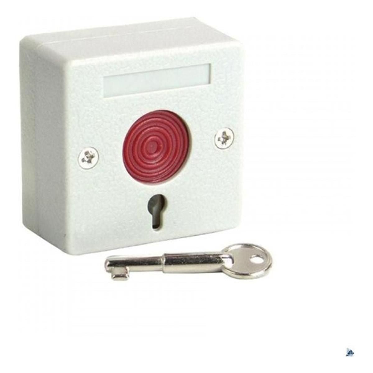 Botón de Pánico Hikvision Cableado PD1 - EB - GRUPO CONTROL - DS-PD1-EB - BOTON DE PANICO