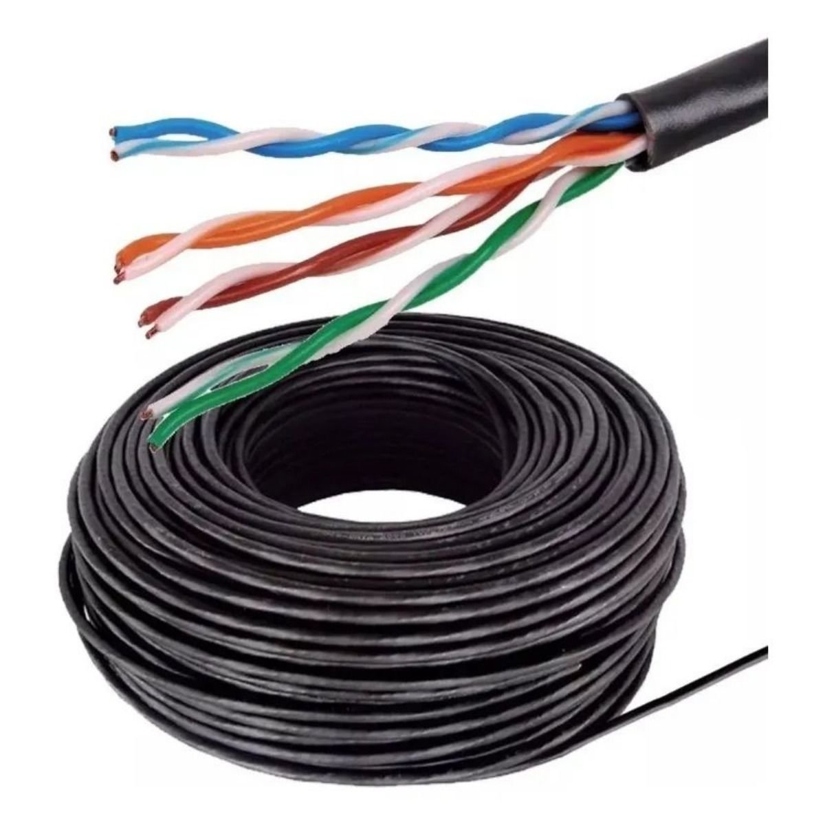 Cable de red UTP 100m Cat5 Neotek para Exterior - GRUPO CONTROL - UTPCAT5EXT_NEO - CABLE DE RED