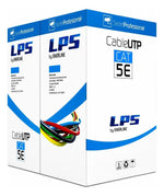 Cable De Red Utp Cat 5 LPS 100% Cobre 100 M Blanco - GRUPO CONTROL - UTPCAT5100CU_LPS - CABLE DE RED