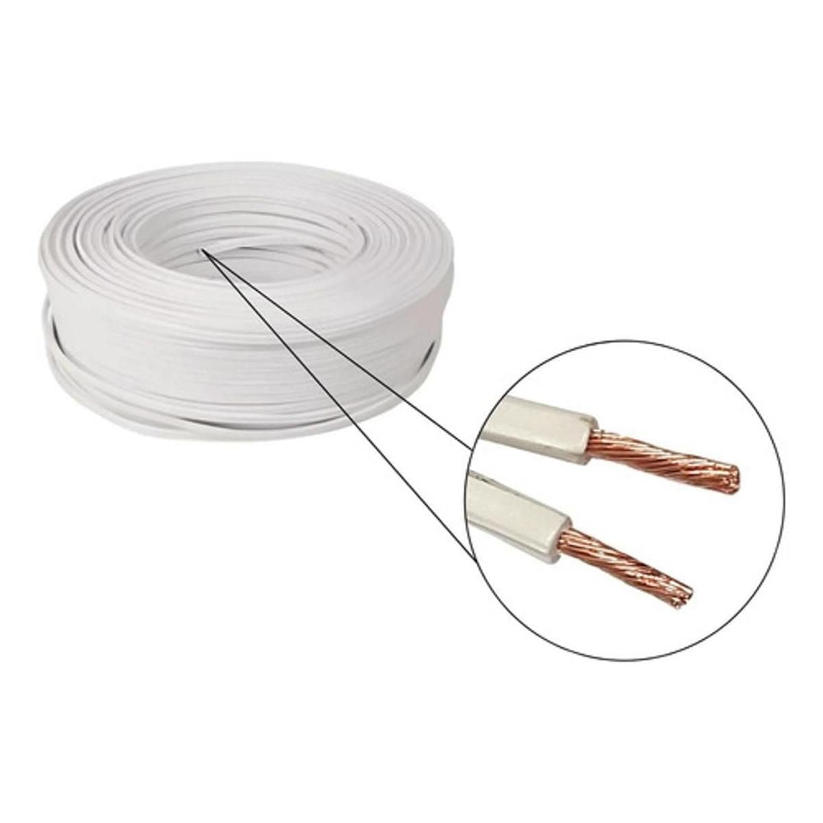 Cable Eléctrico Duplex 2x16 Blanco - GRUPO CONTROL - DUPLEX2X16 - CABLEADO